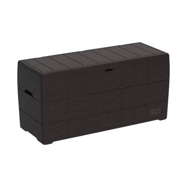 Suncast 50 Gallon Water Resistant Deck Box in Java & Reviews | Wayfair